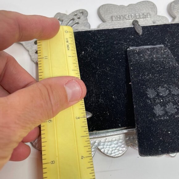 Vintage Butterfly-Themed Decorative Photo Frame By Sixtrees With Glitter & Gem A - Picture 9 of 9